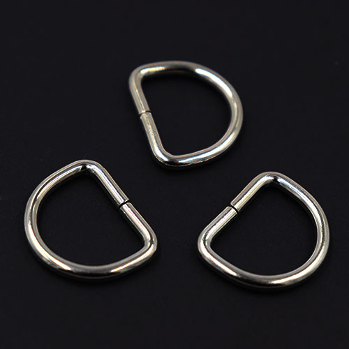 10035 Sullivans D Ring - 25mm - Silver - 20pcs	