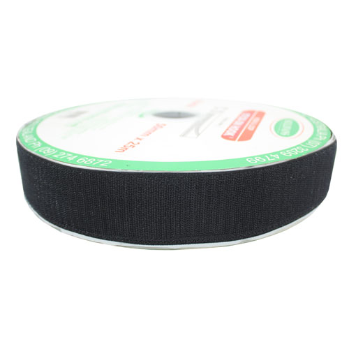 10059 Sullivans Stick On Hook Tape - 50mm - Black 	