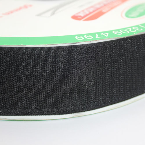 10059 Sullivans Stick On Hook Tape - 50mm - Black 	