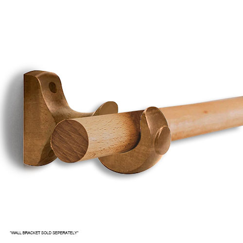 10206 Windoware 51mm Wood Rod Pole - Natural - 300cm	