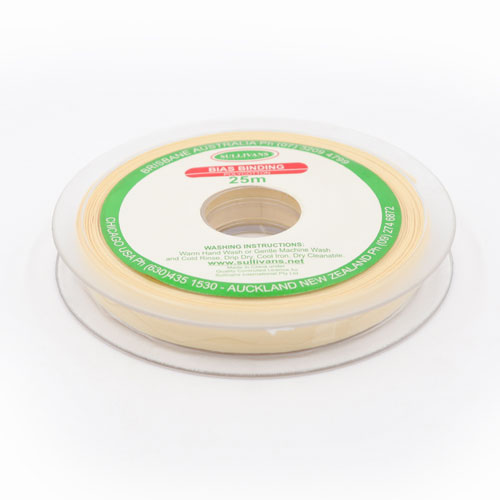 10248 Sullivans 12mm Poly-cotton Bias Binding - Beige	