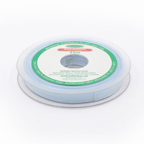 10260 Sullivans 12mm Poly-cotton Bias Binding - Baby Blue	