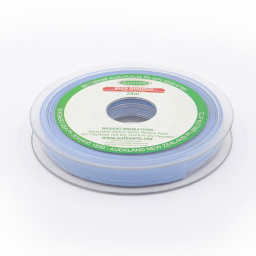 10261 Sullivans 12mm Poly-cotton Bias Binding - Sky	