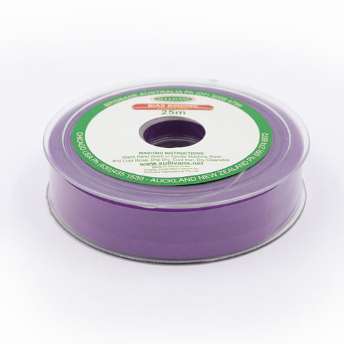 10285 Sullivans 25mm Poly-cotton Bias Binding - Purple	