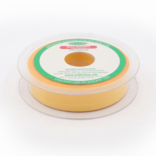 10286 Sullivans 25mm Poly-cotton Bias Binding - Gold	