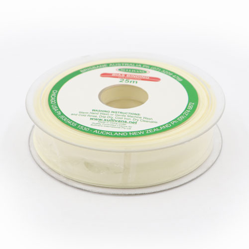 10287 Sullivans 25mm Poly-cotton Bias Binding - Cream