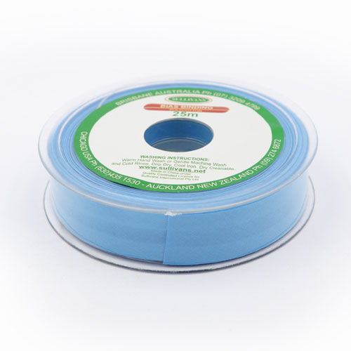 10298 Sullivans 25mm Poly-cotton Bias Binding - Turquoise	