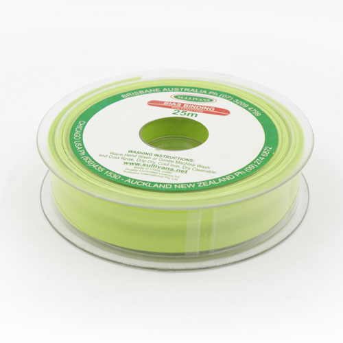 10319 Sullivans 25mm Poly-cotton Bias Binding - Apple	