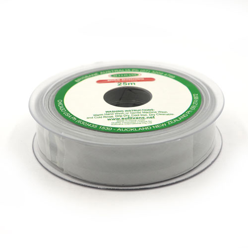 10376 Sullivans 25mm Poly-cotton Bias Binding - Grey	