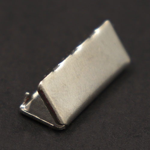 10422 Sullivans Belt End - 20mm - Silver	