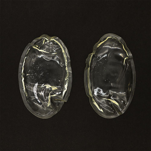 10467 Sullivans Glamour Bitz Jelly Sac Pushup Pads - Clear With Glitter	