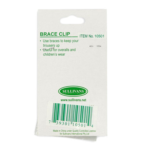 10501 Sullivans 25mm Brace Clip - Gold