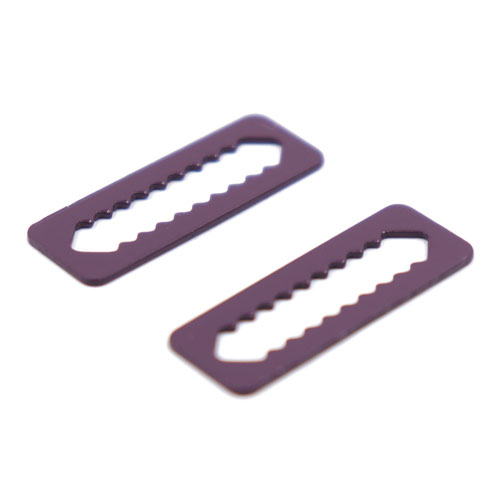 10583 Sullivans 20mm Bra Strap Adjuster Slide - Aubergine