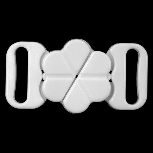 10603 Sullivans 10mm Bikini Hook Clasps - White