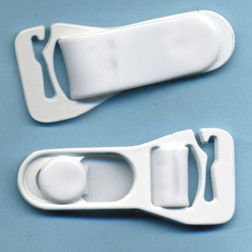 10608 Sullivans 12mm Hosiery Suspenders - White