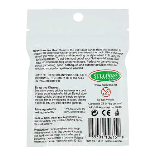 Sullivans Mozzie Band Display Box 50pcs Sullivans International