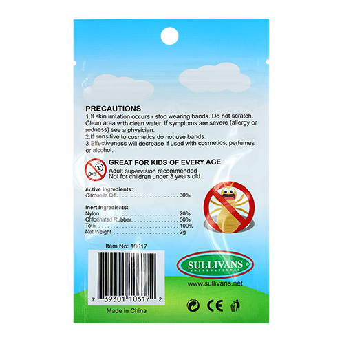 10617 Sullivans Anti Lice Band Display Box - 50 Pc