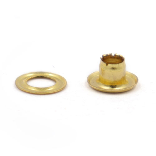 10621 Sullivans 4mm Eyelets - 25 Washers - Gold