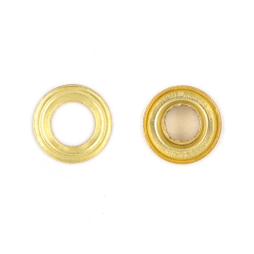 10621 Sullivans 4mm Eyelets - 25 Washers - Gold