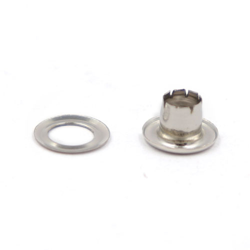 10622 Sullivans 4mm Eyelets - 25 Washers - Silver