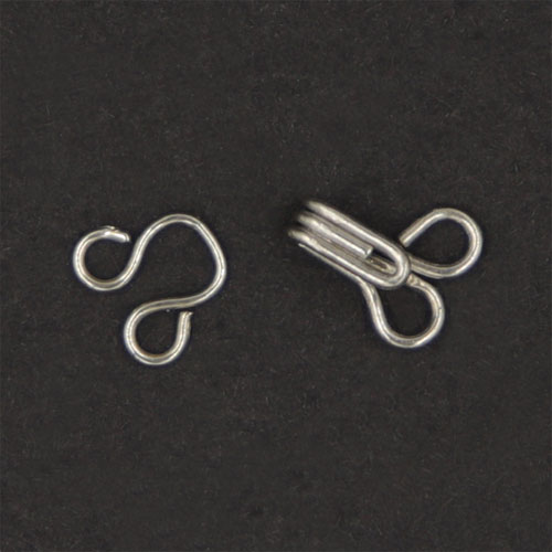 10626 Sullivans Hook & Eyes - Size 0 - Silver 