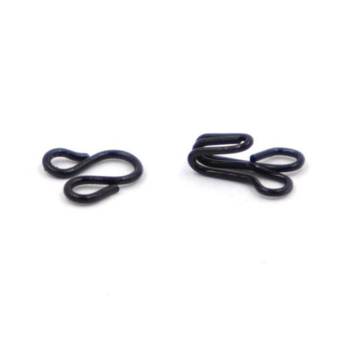 10627 Sullivans Hook & Eyes - Size 0 - Black