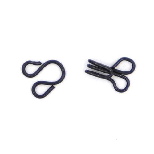 10627 Sullivans Hook & Eyes - Size 0 - Black