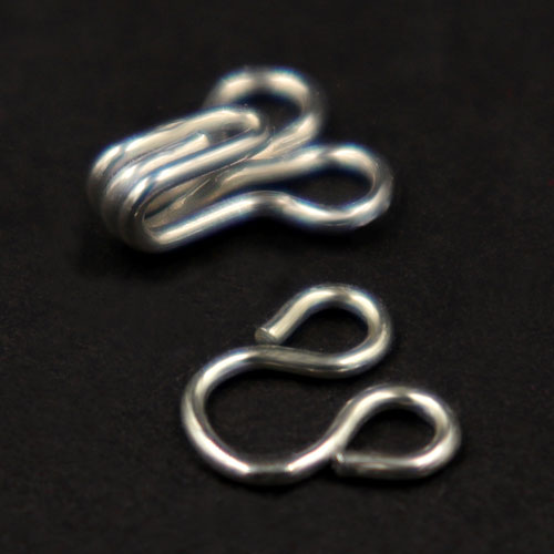 10628 Sullivans Hook & Eyes - Size 1 - Silver 