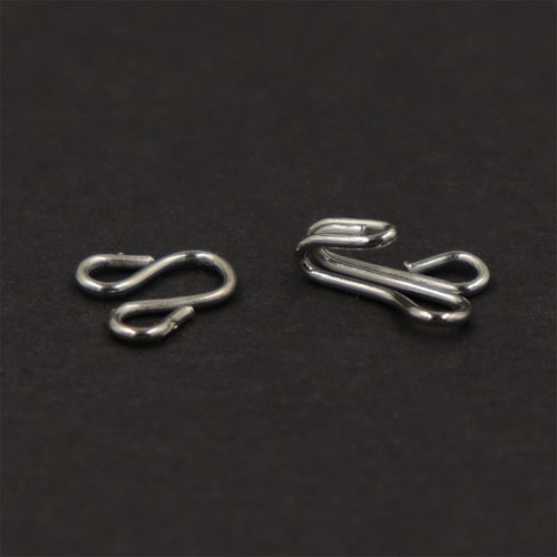 10630 Sullivans Hook & Eyes - Size 2 - Silver 