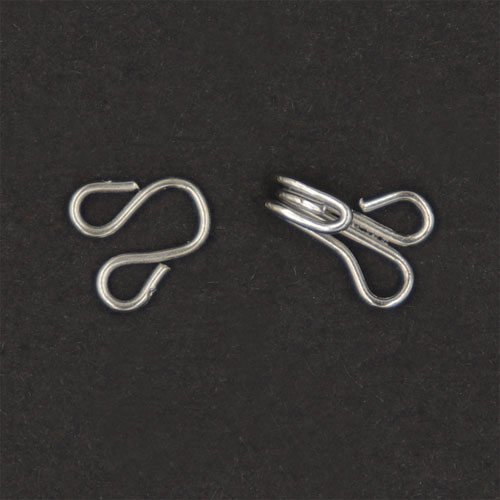 10630 Sullivans Hook & Eyes - Size 2 - Silver 