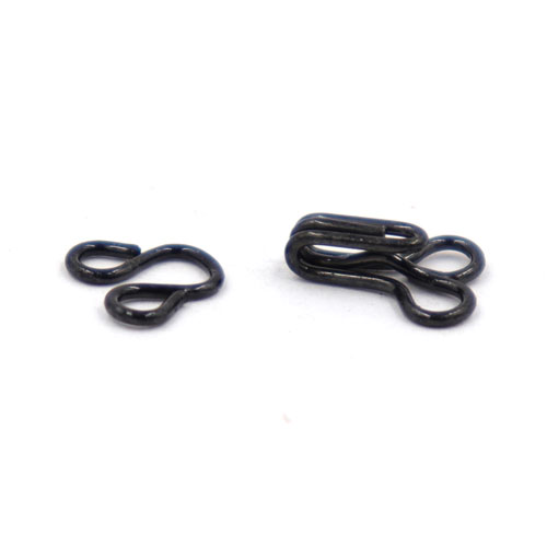10631 Sullivans Hook & Eyes - Size 2 - Black