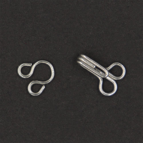 10632 Sullivans Hook & Eyes - Size 3 - Silver 