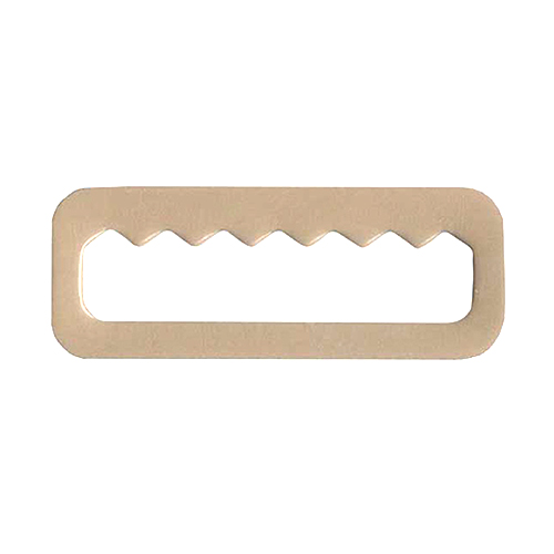 10673 Sullivans 18mm Bra Strap Adjuster Slide - Tan