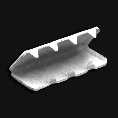 10679 Sullivans Belt End - 20mm - White