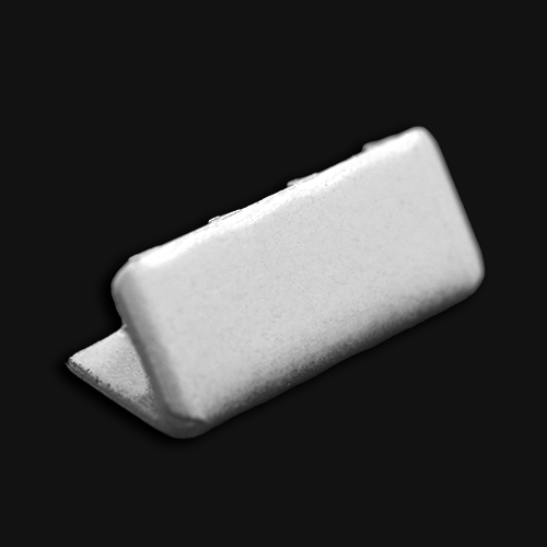 10679 Sullivans Belt End - 20mm - White