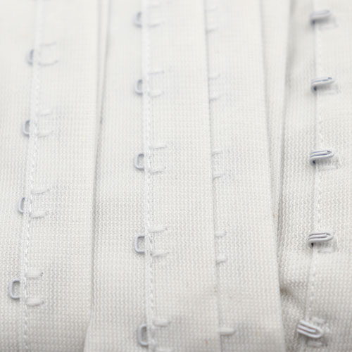 10695 Sullivans Continous Hook & Eye Tape - Single Row - White