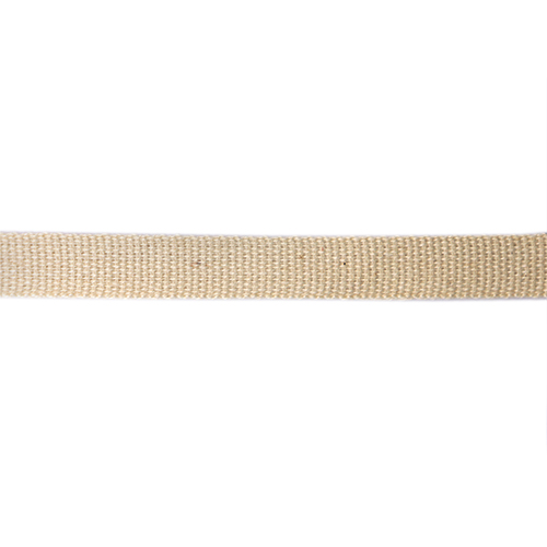 10701 Sullivans 10mm Cotton Tape - Natural - 50m 
