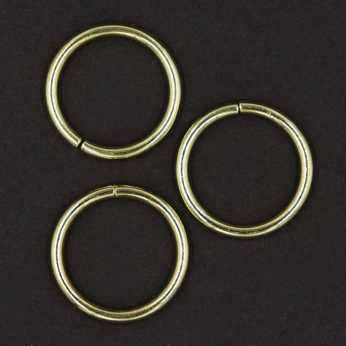 10724 Sullivans O Ring - 20mm - Gold - 20pcs