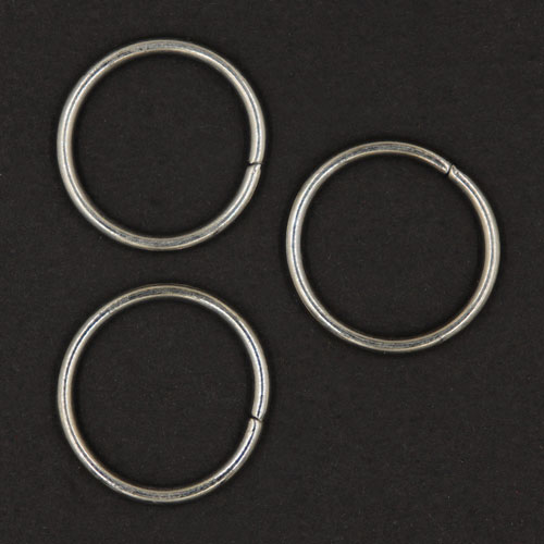10725 Sullivans O Ring - 20mm - Silver - 20pcs