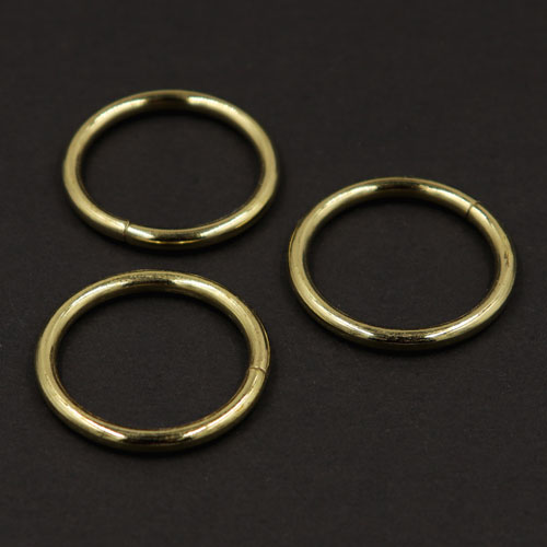 10726 Sullivans O Ring - 25mm - Gold - 20pcs