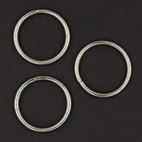 10727 Sullivans O Ring - 25mm - Silver - 20pcs