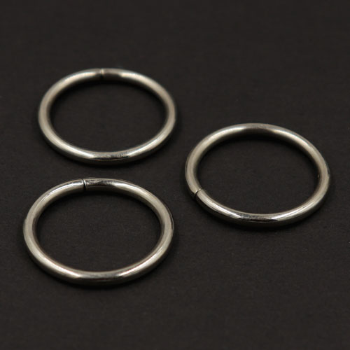 10727 Sullivans O Ring - 25mm - Silver - 20pcs