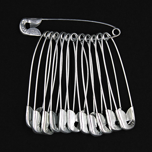 10732 Sullivans Safety Pins - Size #3 - Silver