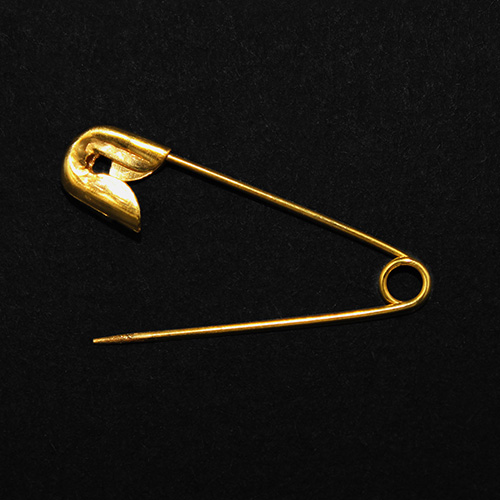 10735 Sullivans Safety Pins - Assorted Sizes - Brass And Nickel