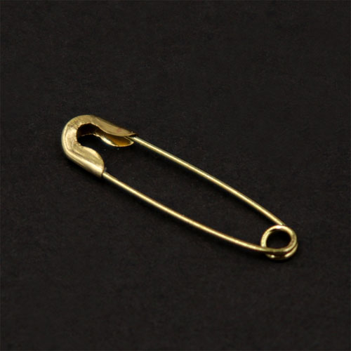 10737 Sullivans Bulk Safety Pins - Size #00 - Brass