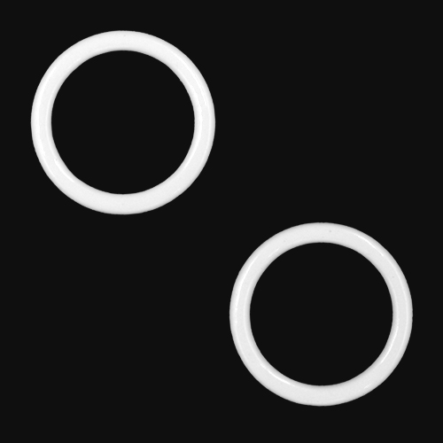 10743 Sullivans 16mm Lingerie Ring - Snow