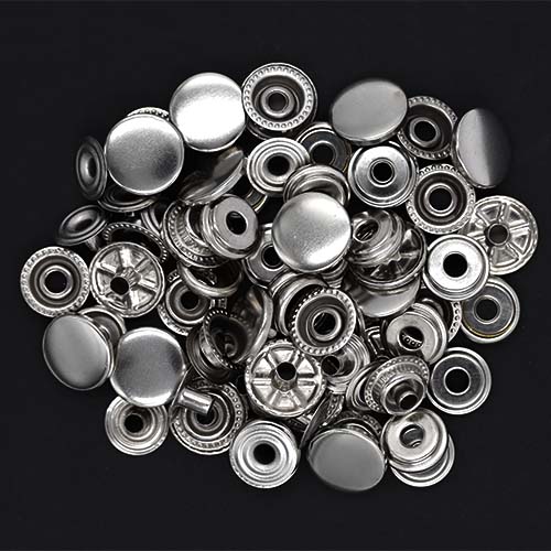 10760 Sullivans Heavy Duty Press Stud Refills - 15mm - Silver