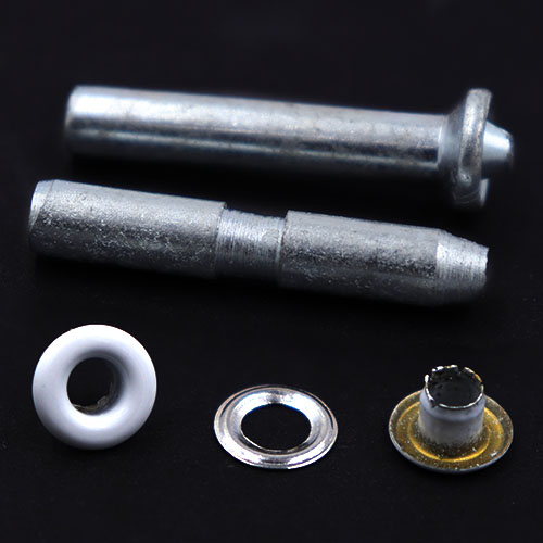 10766 Sullivans 4mm Eyelets Plus Tool - White