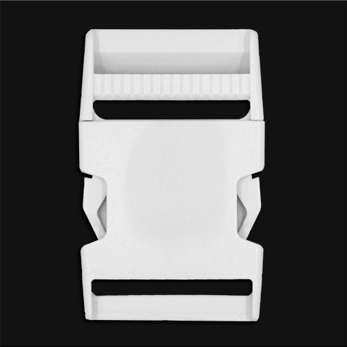10823 Sullivans 38mm Side Release Buckle Clip - White