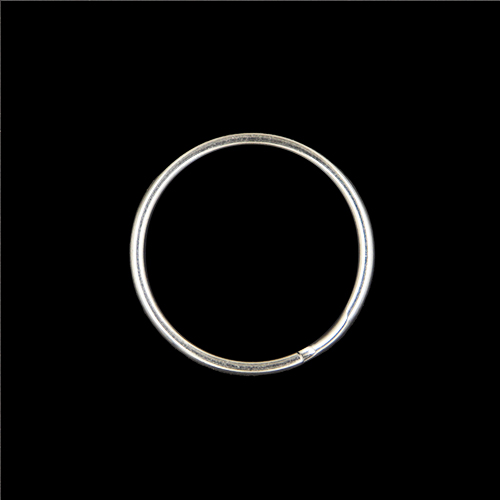 10837 Sullivans 25mm Key Chain Rings - Silver